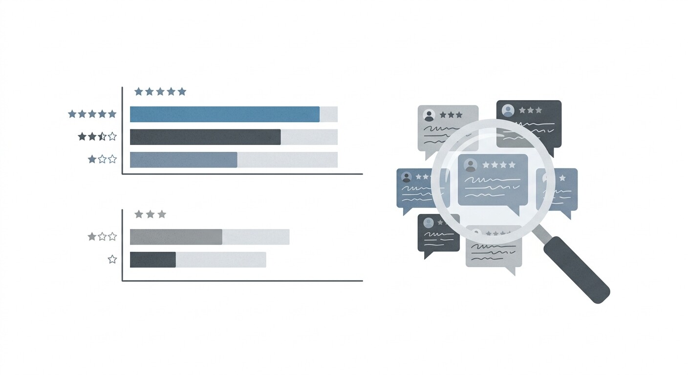 Gráfico de valoraciones públicas de Anfix: Capterra 3,6 sobre 5 con 11 opiniones y App Store 2,4 sobre 5 con 61 valoraciones