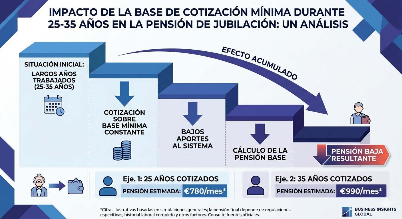 Diagrama explicativo de la jubilación activa del autónomo societario: la sociedad limitada como empleadora impide acceder al 100% de la pensión, quedando limitado al 50% según la Sentencia TS 506/2023
