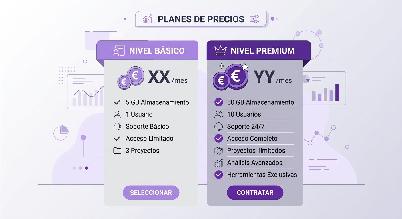 Tabla comparativa de los precios de los planes de asesorías y de empresas y autónomos de Bilky en 2026