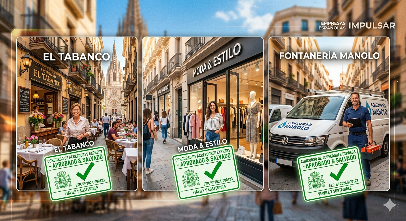 Casos reales concurso acreedores microempresas hostelería comercio autónomos