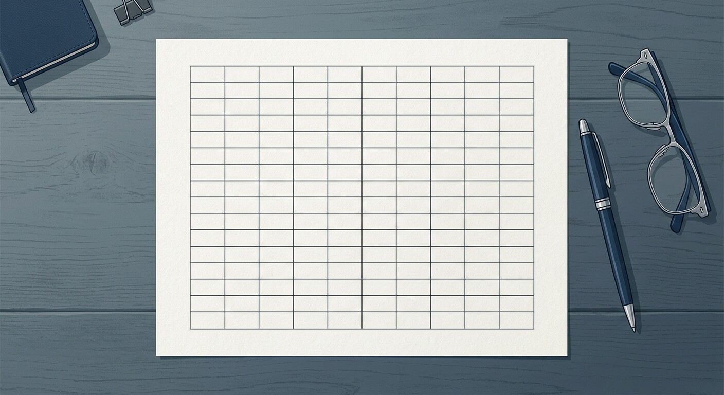 Tabla de política de conservación de documentos sobre la mesa de un despacho profesional