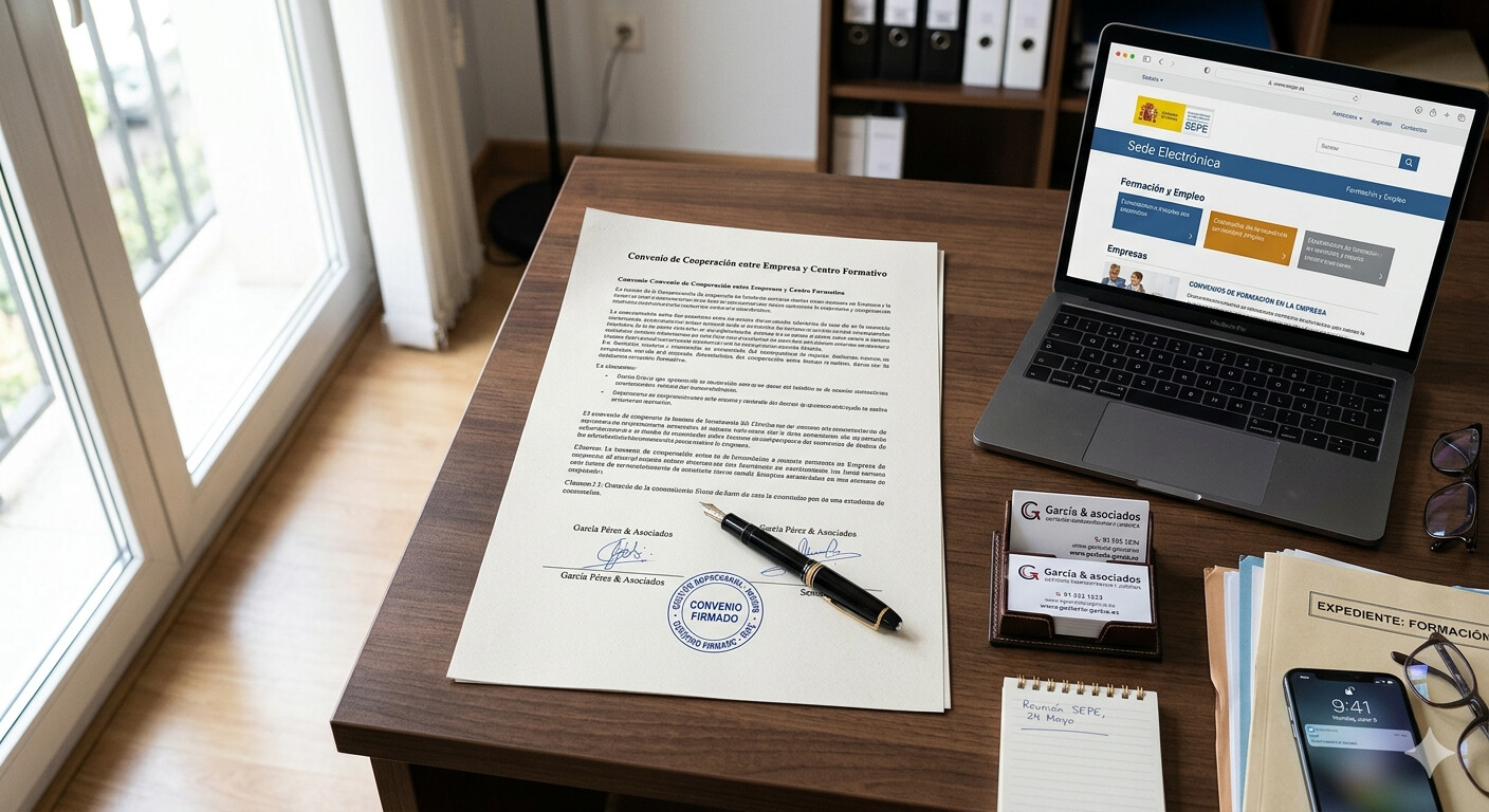 Documentación obligatoria para el contrato formativo en España desde diciembre 2025: convenio de cooperación, plan formativo y contrato