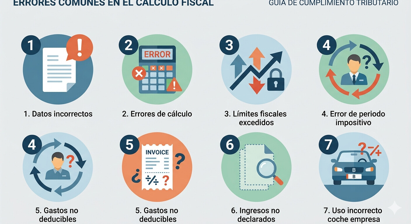 Los 7 errores más frecuentes en gestorías al calcular el IRPF de una indemnización por despido
