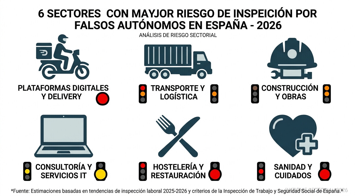Documentación obligatoria que debe preparar una gestoría ante una inspección de trabajo por falsos autónomos