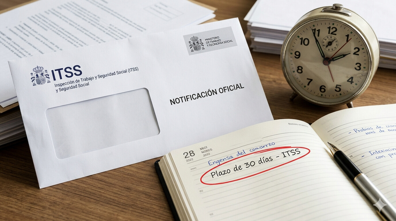 Protocolo de actuación al recibir carta de Inspección de Trabajo sobre contrato fijo discontinuo