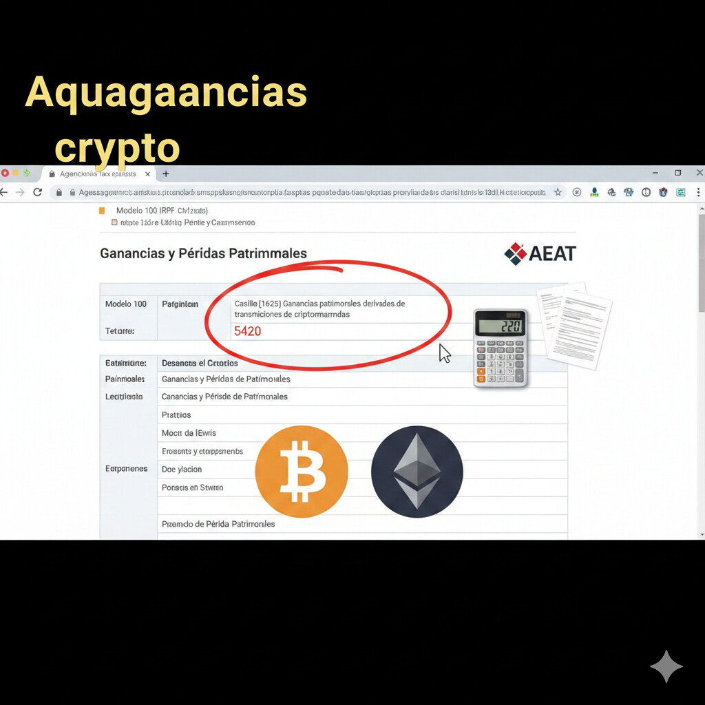 Declaración Renta criptomonedas Box G plusvalías