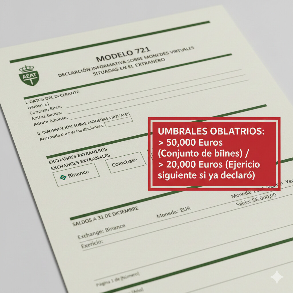 Modelo 721 criptomonedas exchanges extranjeros