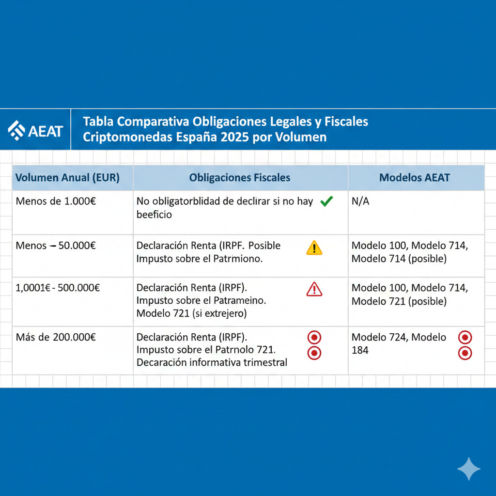 Obligaciones legales criptomonedas España AEAT
