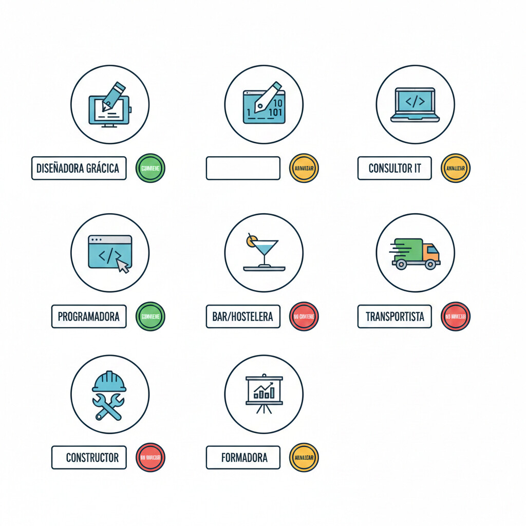 7 casos prácticos reales IVA Franquiciado por sectores: diseñadores, consultores, programadores, transportistas, hostelería, construcción y formadores con análisis de ahorro o pérdida