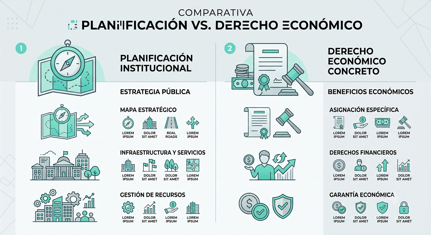 Comparativa visual entre el PAFED como planificación institucional y el RD-ley 1/2023 como instrumento legal de bonificaciones