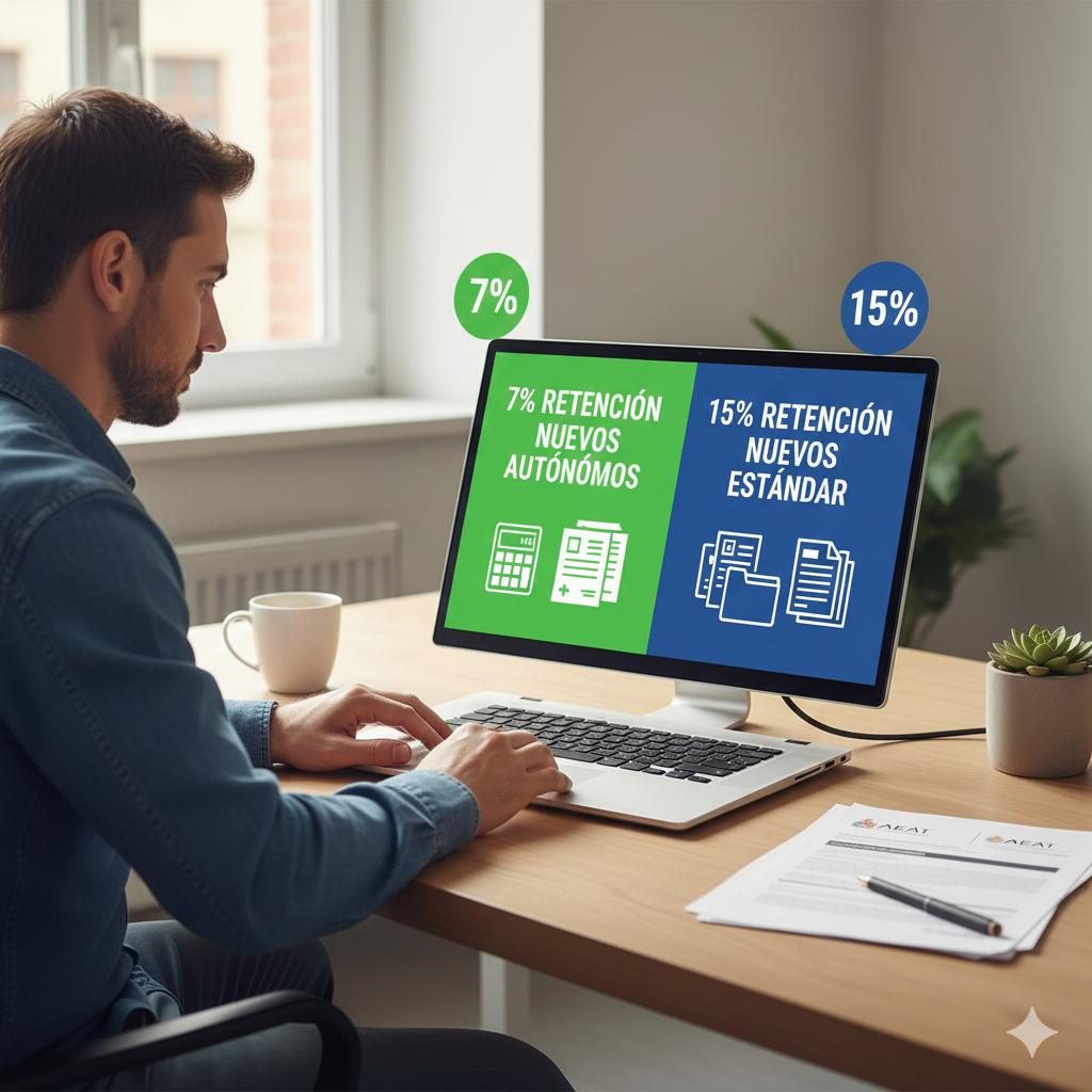 Retenciones IRPF Freelancers 2025: 15% vs 7% - Guía Completa con Casos Límite | COPILOT GESTORIA
