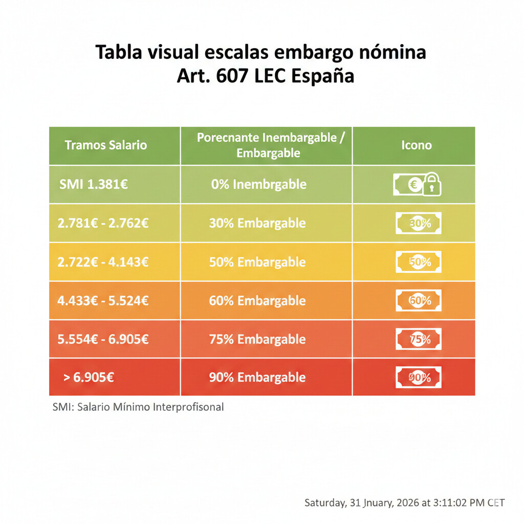 Tabla visual con el riesgo económico máximo por número de trabajadores según la LISOS art. 7.3 en caso de nóminas no conformes a STS 285/2026
